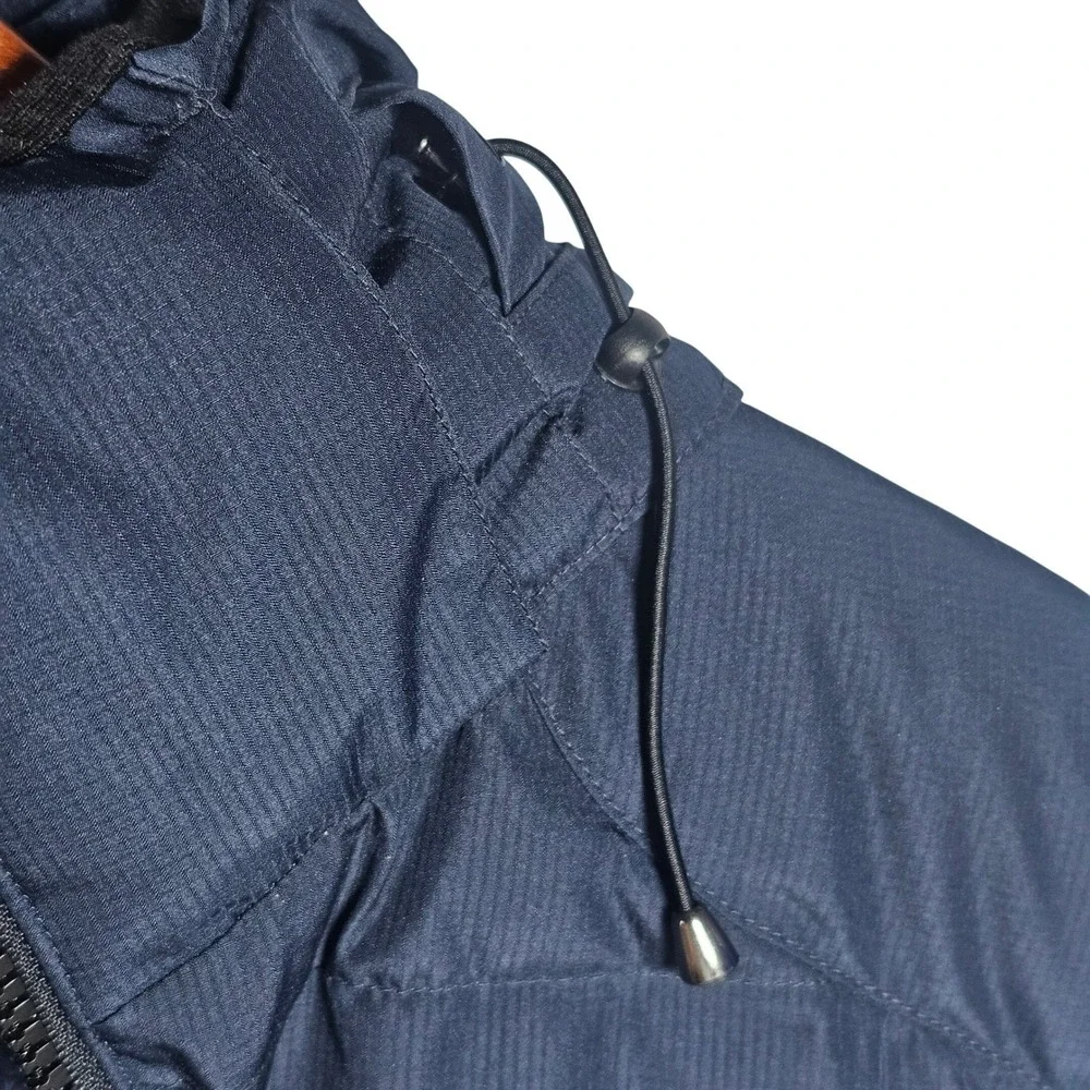 Polo Ralph Lauren Men's Navy Blue Down Puffer Jacket Hooded Ripstop 2XLT‎ NEW
